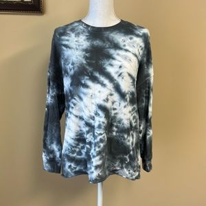 Green Tea Tie Dye Crew Neck Sweatshirt
